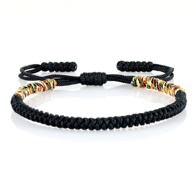 Handmade Tibetan Buddhist Lucky Rope Bracelets Bangles