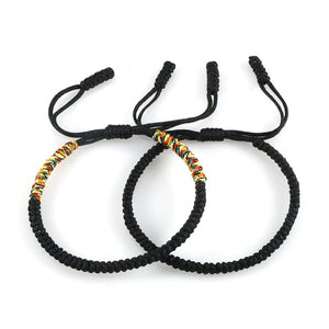 Handmade Tibetan Buddhist Lucky Rope Bracelets Bangles